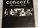 The Cure – Concert (The Cure Live) LP Vinyl Record Fiction Records ‎fixh10 UK
