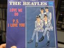 BEATLES PS I LOVE YOU/LOVE ME DO 45 RPM VINYL RECORD WITH PICTURE SLEEVE