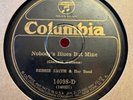 78Rpm Blues, Bessie Smith & Clara Smith 'Nobody's Blues But Mine' US Columbia
