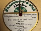 78Rpm Personality Fred Bird w Al Bowlly 'I'm Alone in Athlone'  Rare Homocord