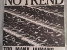 No Trend Too Many Humans LP Orig 1983 Press-Flipper-United Mutation-Punk-KBD