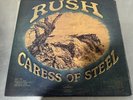 RUSH CARESS OF STEEL Record Album Vinyl LP vintage