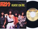 KISS Heaven’s on Fire Dutch 45PS 1984 Alt. Sleeve Casablanca 7”