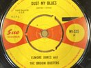 ELMORE JAMES & BROOM DUSTERS-DUST MY BLUES / HAPPY HOME - ORG UK SUE 45 - WI 335