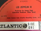 LED ZEPPELIN III 3 VINYL LP  1970 UK 1st PRESS A5/B5 PETER GRANT red/plum SUPERB