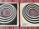 2 RARE VINTAGE ORIGINAL POLYLINED VERTIGO SWIRL INNER LP SLEEVES  “12” LP VG++
