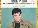 Elvis Presley 45 RPM Picture Sleeve Only - Long Legged Girl (1967, NM)