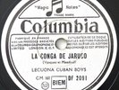 Lecuona Cuban Boys La Conga de Jaruco French 78RPM Columbia DF 2091