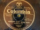 Columbia 14222D Barbecue Bob MISSISSIPPI HEAVY WATER 1927  BLUES  78 rpm V+