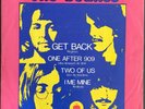 The Beatles Get Back = Regresa Rare 1970's Mexico Press Apple VG++ 45 w, Pic Slv