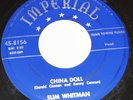 VTG Slim Whitman China Doll Indian Love Call 1952 Imperial Vinyl Records 7