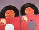 2  Vintage AC/DC Vinyl 45 rpm RECORD - Hells Bells, You Shook Me - Back in Black