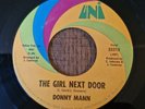DONNY MANN - THIS LOVE IS REAL / THE GIRL NEXT DOOR -  7'' SINGLE - VERY GOOD+