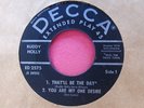 BUDDY HOLLY - That'll Be the Day +3 - 45 rpm EP - Decca 2575
