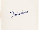 Thelonious Monk Trio – Thelonious PRLP 142, 1st pressing, blue/silver, US, 1953