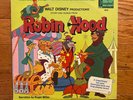Walt Disney - Story and Songs From Robin Hood LP Disneyland 1973 w/ Booklet  VG+