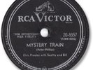 1955 ELVIS PRESLEY Country Rock 78 RPM Record. Mystery Train