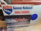AUTO RACING LP SUMMER NATIONALS DRAG SOUNDS HOT ROD AHRA YORK U.S.30 DRAGWAY