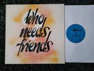 Rare Private DIY LP Who Needs Friends? S/T SRTX82CUS1256 1982 SRT Windrush