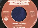 We the People - Break Down / On The Way To L.A.    Funk 45 Breaks vg+