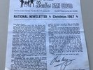 Beatles Fan Club 1967 Newsletter Insert from Christmas Time Is Here Again Flexi