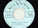 Elvis Presley Interview 45 - TV Guide Presents - RCA Victor single-sided promo