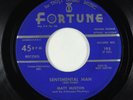 C&W 45 - Matt Huston & Arkansas Playboys - Sentimental Man - Fortune - rare