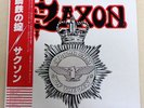 SAXON STRONG ARM OF THE LAW 1980 CARRERE P-10971G JAPAN LP OBI VINYL