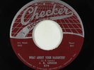 R&B Jump Blues 45 - J.B. Lenoir - What About Your Daughter? - Checker
