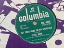 PAUL ANKA PUT YOUR HEAD ON. Y SHOULDER 78 rpm