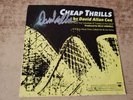 HAND SIGNED vg++ SLEEVE 1980s David Allan Coe – Cheap Thrills 45