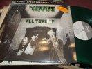 THE CRAMPS ALL TORE UP LP GREEN VINYL LIMITED EDITION 1989 OHIO DEMOS VG+ VINYL