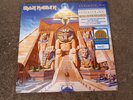 IRON MAIDEN - POWERSLAVE Walmart Exclusive  GOLD VINYL RECORD w/3D Print Art NEW