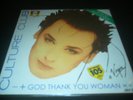 CULTURE CLUB God Thank You Woman rare 45 jukebox Italy special dj radiosleeve