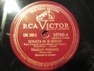 Vladimir HOROWITZ Russian Piano LISZT B MINOR SONATA VICTOR Album M380