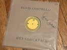 Elvis Costello Signed Vinyl Test Pressing hey Clockface