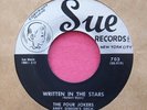 THE FOUR JOKERS - Written in the Stars / Run Around - super clean 45 rpm Sue 703