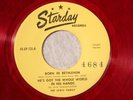 STARDAY CUSTOM 731 LEWIS FAMILY Born In Bethlehem VG+ RED VINYL