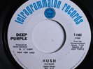 Rock 45 DEEP PURPLE Hush TETRAGRAMMATON NM promo HEAR d