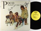 Poco - Pickin' Up The Pieces LP - Epic VG++ Autograph