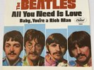 Beatles All You Need Is Love Capitol 5964 45rpm W/PS West Coast (1967) Near Mint