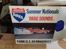 AUTO RACING LP SUMMER NATIONALS DRAG SOUNDS HOT ROD AHRA YORK U.S.30 DRAGWAY