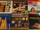 HAWAII SIX (6) VINYL LP LOT: Hawaiian Sunset, Hawaiian Paradise, Martin Denny...