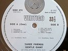 Gentle Giant LP Three Friends UK Vertigo Swirl 1972 Press LOVELY COPY&AUDIO PROG