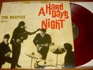 The BEATLES A Hard Day's Night Japanese RED colored vinyl LP Odeon OR-7123
