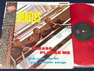 THE BEATLES Please Please Me JAPAN Obi Insert RED VINYL Audiophile MINT- (R)