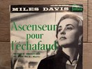 Vinyle 45T Miles Davis Et Son Quintette ‎– Ascenseur Pour L'échafaud