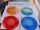 RARE Vintage Paul McCartney Beatles Press Conferences Records SET Colors Vinyl