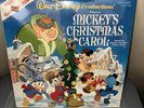 SEALED 1982 Disney LP record Mickey's Christmas Carol Disneyland Realistic 3825