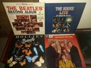 COLLECTION OF 60'S ROCK ALBUMS THE KINKS,BEATLES,HOLLIES AND HERMAN'S HERMITS L